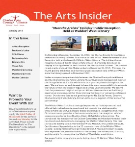 January 2014 Arts Insider 1