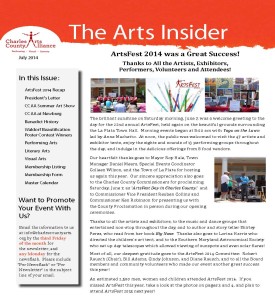 July 2014 Arts Insider 1