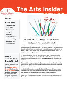 March 2013 NewsletterCover