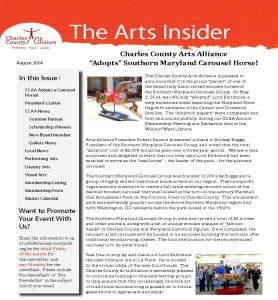 August 2014 Arts Insider 1