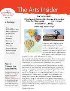 May 2014 Arts Insider 1